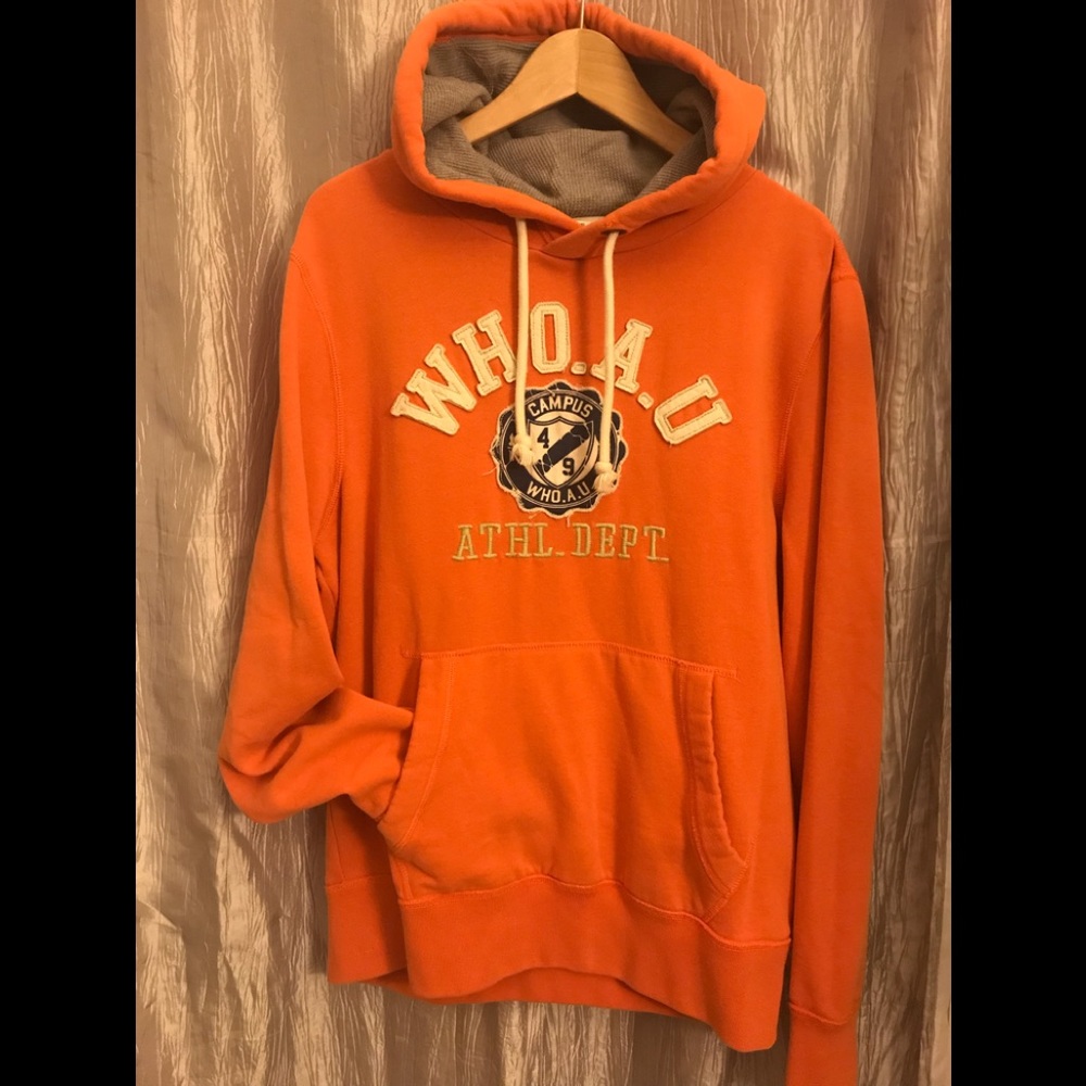 Mens WHO.A.U Hoodie size Xlarge